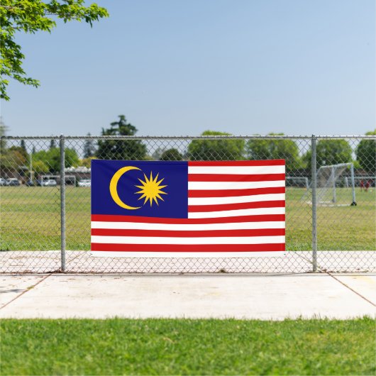 Flagge Malaysias Banner (Insitu)