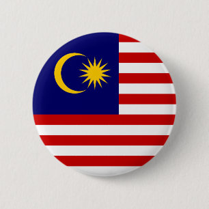 Flagge Malaysias Button