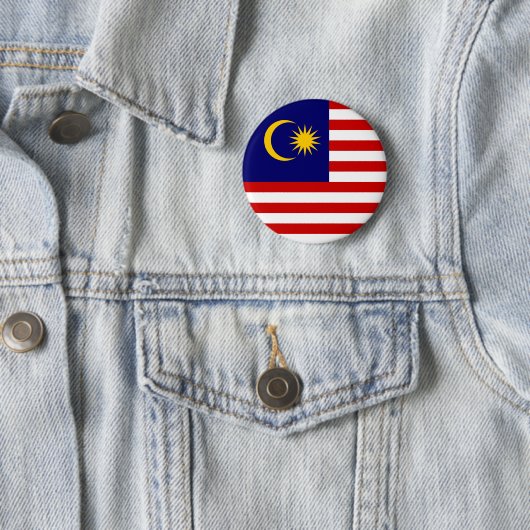 Flagge Malaysias Button (Beispiel)