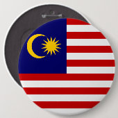 Flagge Malaysias Button (Vorne & Hinten)