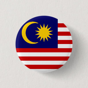 Flagge Malaysias Button