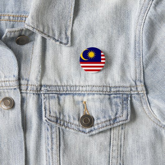 Flagge Malaysias Button (Beispiel)