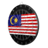 Flagge Malaysias Dartscheibe (Vorderseite rechts)