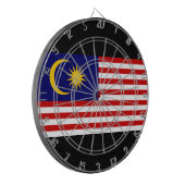 Flagge Malaysias Dartscheibe (Vorderseite Links)