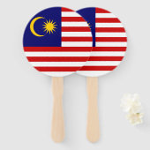 Flagge Malaysias Fächer (Vorne und Hinten)
