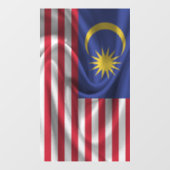 Flagge Malaysias Fensteraufkleber (Blatt)