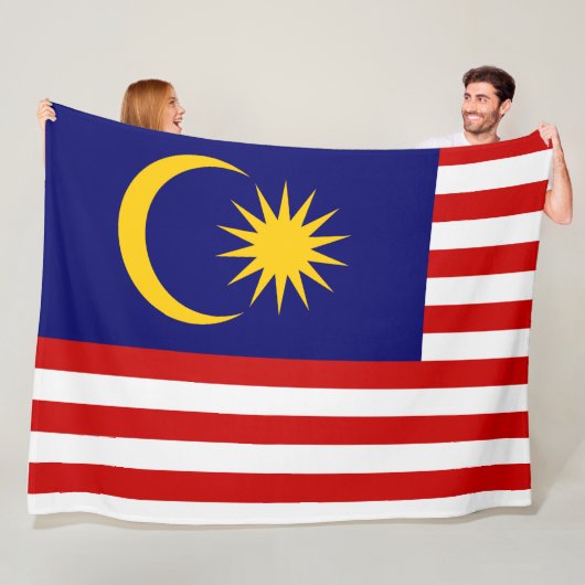Flagge Malaysias Fleecedecke (Beispiel)