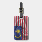 Flagge Malaysias Gepäckanhänger (Vorderseite vertikal)