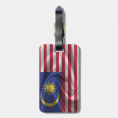 Flagge Malaysias Gepäckanhänger (Rückseite vertikal)