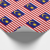 Flagge Malaysias Geschenkpapier (Ecke)