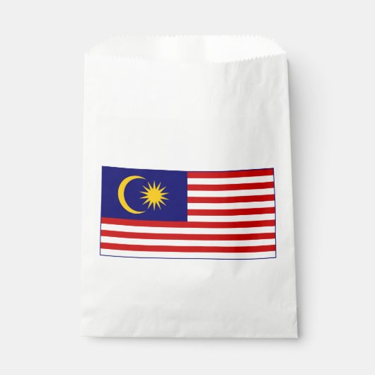 Flagge Malaysias Geschenktütchen (Vorderseite)
