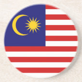 Flagge Malaysias Getränkeuntersetzer (Vorne)