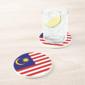 Flagge Malaysias Getränkeuntersetzer (Seite)