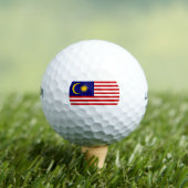 Flagge Malaysias Golfball (Insitu T-Shirt)