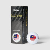 Flagge Malaysias Golfball (Verpackungen)