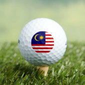 Flagge Malaysias Golfball (Insitu T-Shirt)