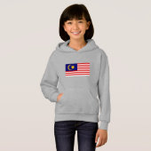 Flagge Malaysias Hoodie (Vorne ganz)