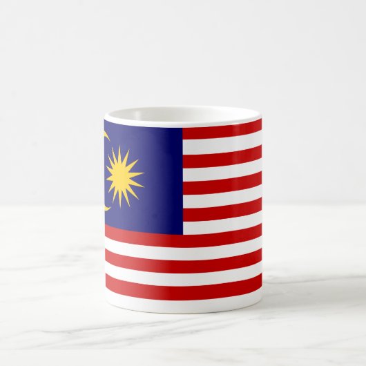 Flagge Malaysias Kaffeetasse (Mittel)