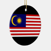 Flagge Malaysias Keramik Ornament (Rechts)