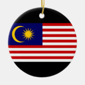 Flagge Malaysias Keramik Ornament (Vorne)