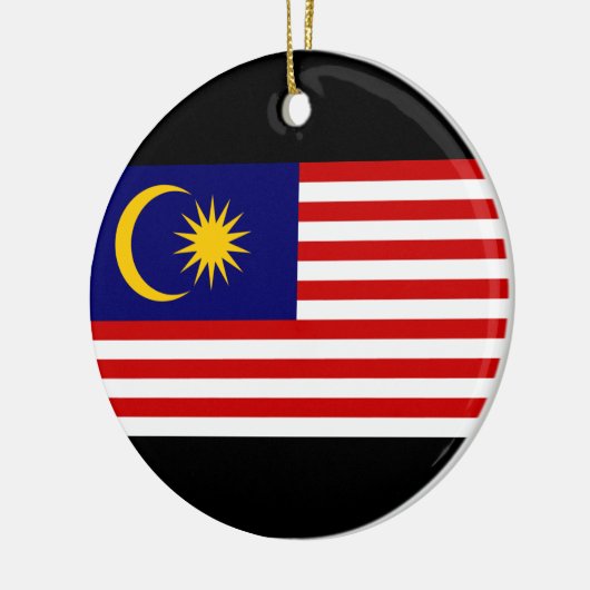 Flagge Malaysias Keramik Ornament (Links)
