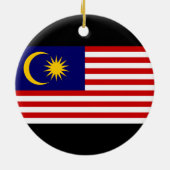 Flagge Malaysias Keramik Ornament (Hinten)