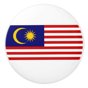 Flagge Malaysias Keramikknauf