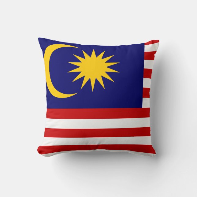 Flagge Malaysias Kissen (Vorderseite)