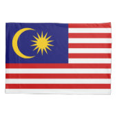 Flagge Malaysias Kissenbezug (Rückseite)