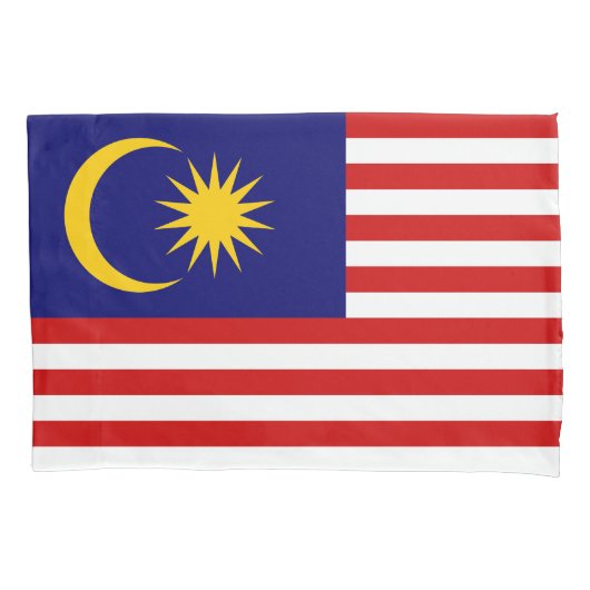 Flagge Malaysias Kissenbezug (Vorderseite)