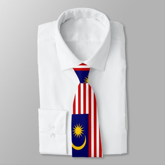 Flagge Malaysias Krawatte (Gebunden)