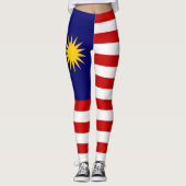 Flagge Malaysias Leggings (Vorderseite)