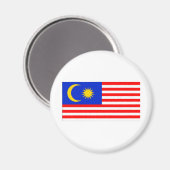 Flagge Malaysias Magnet (Vorderseite/Rückseite)
