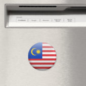 Flagge Malaysias Magnet (In Situ (Geschirrspüler))