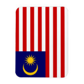 Flagge Malaysias Magnet (Vertikal)