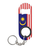 Flagge Malaysias Mini Flaschenöffner (Vorderseite)