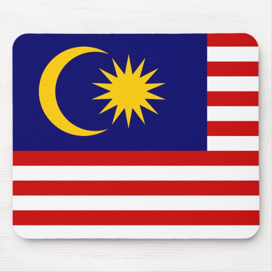 Flagge Malaysias Mousepad (Vorne)