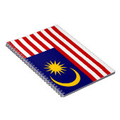 Flagge Malaysias Notizblock (Rechte Seite)