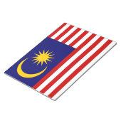 Flagge Malaysias Notizblock (angewinkelt)