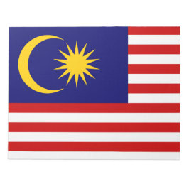 Flagge Malaysias Notizblock