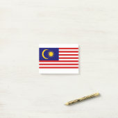 Flagge Malaysias Post-it Klebezettel (Auf Schreibtisch)