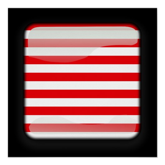 Flagge Malaysias Poster (Vorderseite)