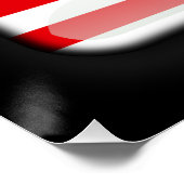 Flagge Malaysias Poster (Ecke)