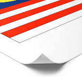 Flagge Malaysias Poster (Ecke)