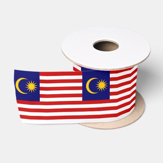 Flagge Malaysias Satinband (Spule)