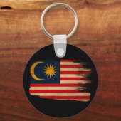 Flagge Malaysias Schlüsselanhänger (Vorderseite)