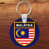 Flagge Malaysias Schlüsselanhänger (Vorderseite)