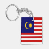 Flagge Malaysias Schlüsselanhänger (Vorderseite links)