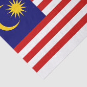 Flagge Malaysias Seidenpapier (Ausschnitt)