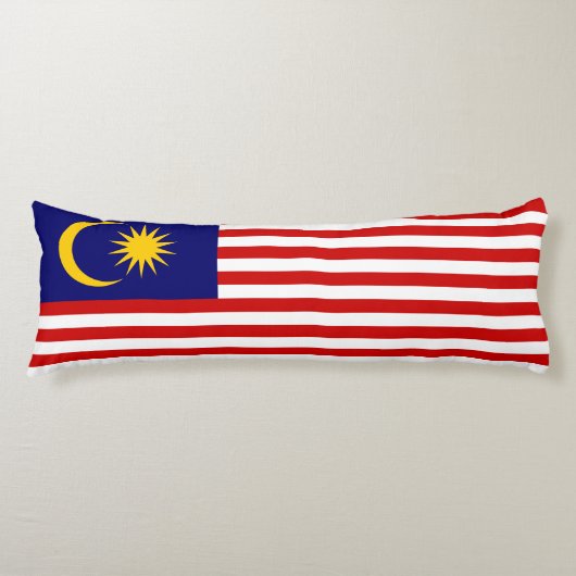 Flagge Malaysias Seitenschläferkissen (Vorderseite)